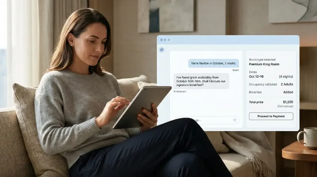 KI-Buchungsmaschine für Hotels: Warum klassische Chatbots gescheitert sind, und was jetzt wirklich funktioniert